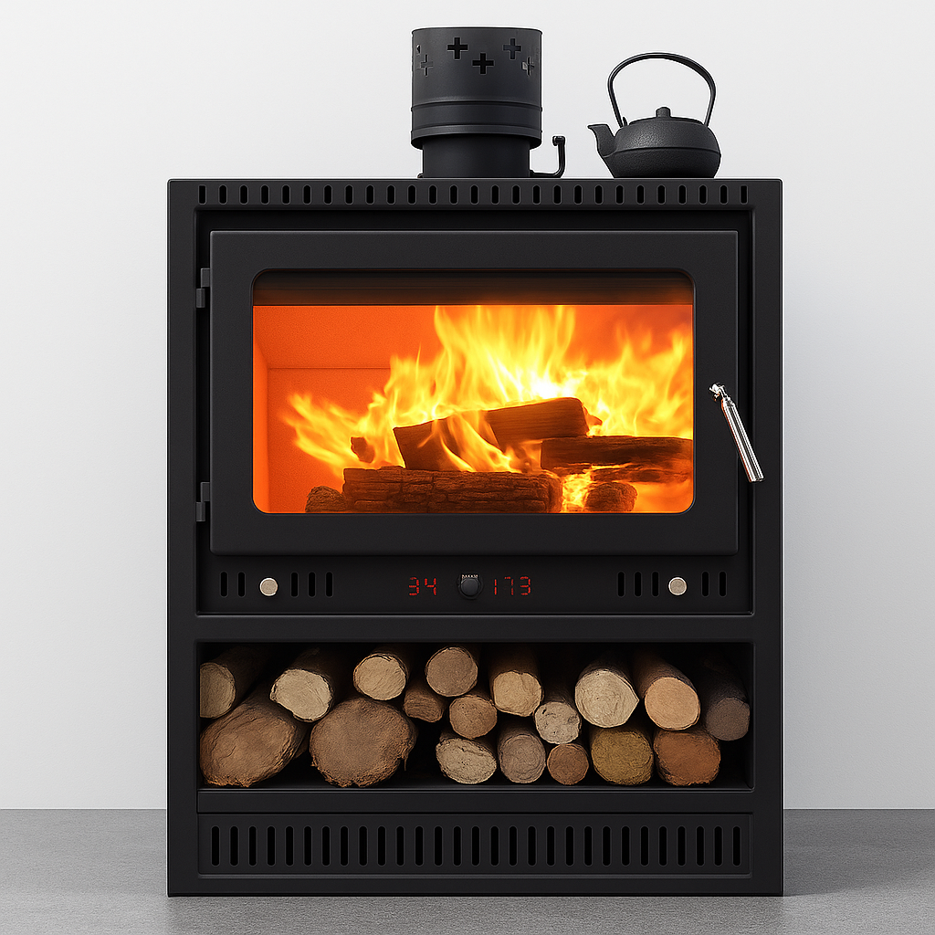 HearthCore EmberView 8 Built-In Wood Stove