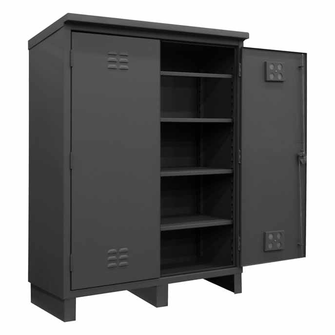Outdoor Cabinet with 4 Shelves