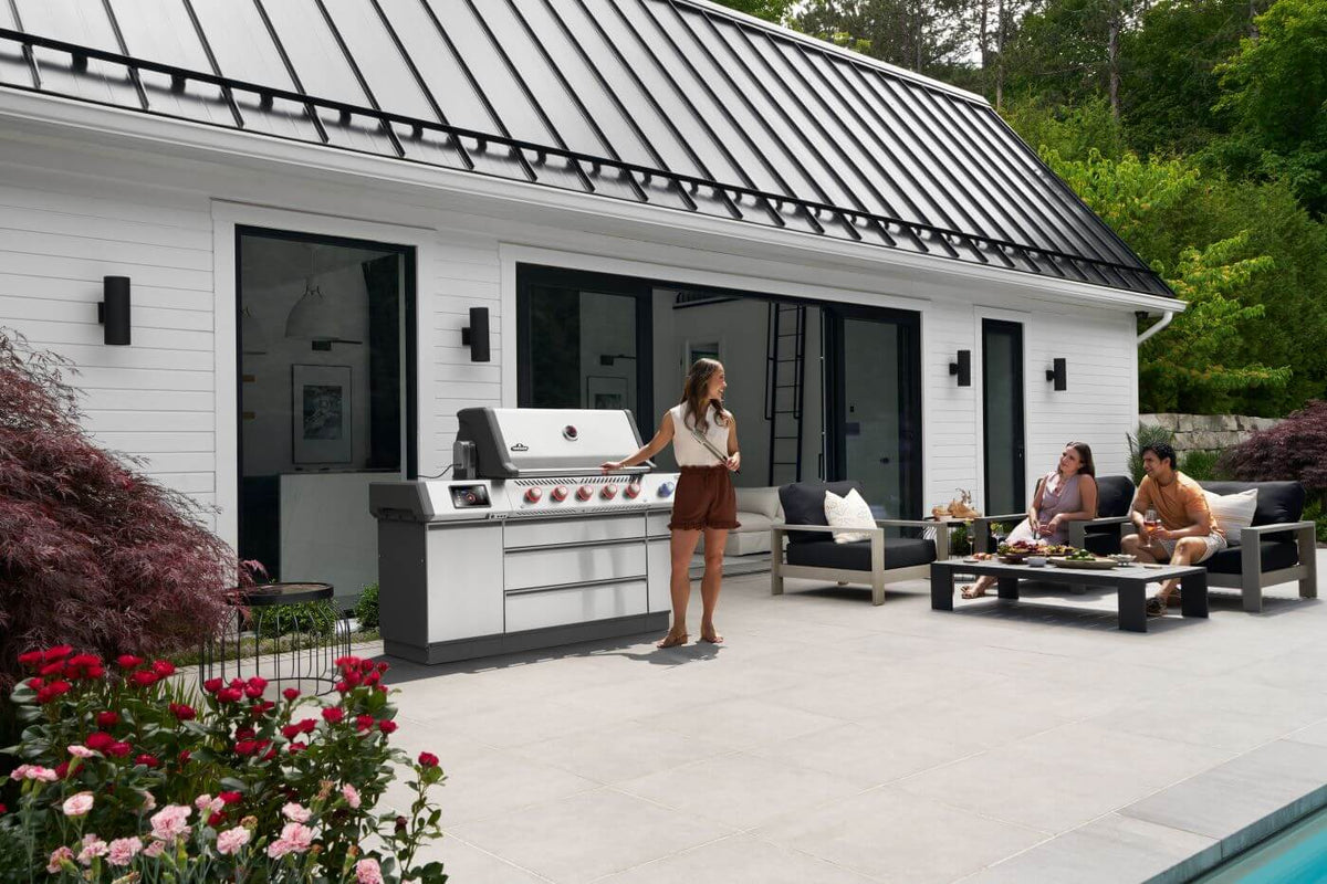 Patio Elegance Gas Grill Prestige PRO 665 Elite with Smart Technology & Electric Smoker Box