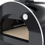 Black 128-Inch Double Stainless Steel Gas Outdoor Kitchen
